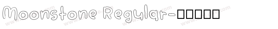 Moonstone Regular字体转换